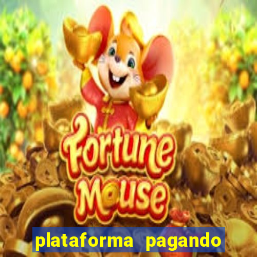 plataforma pagando bem hoje